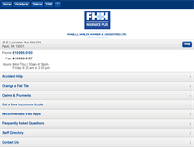 Tablet Screenshot of fhhins.com